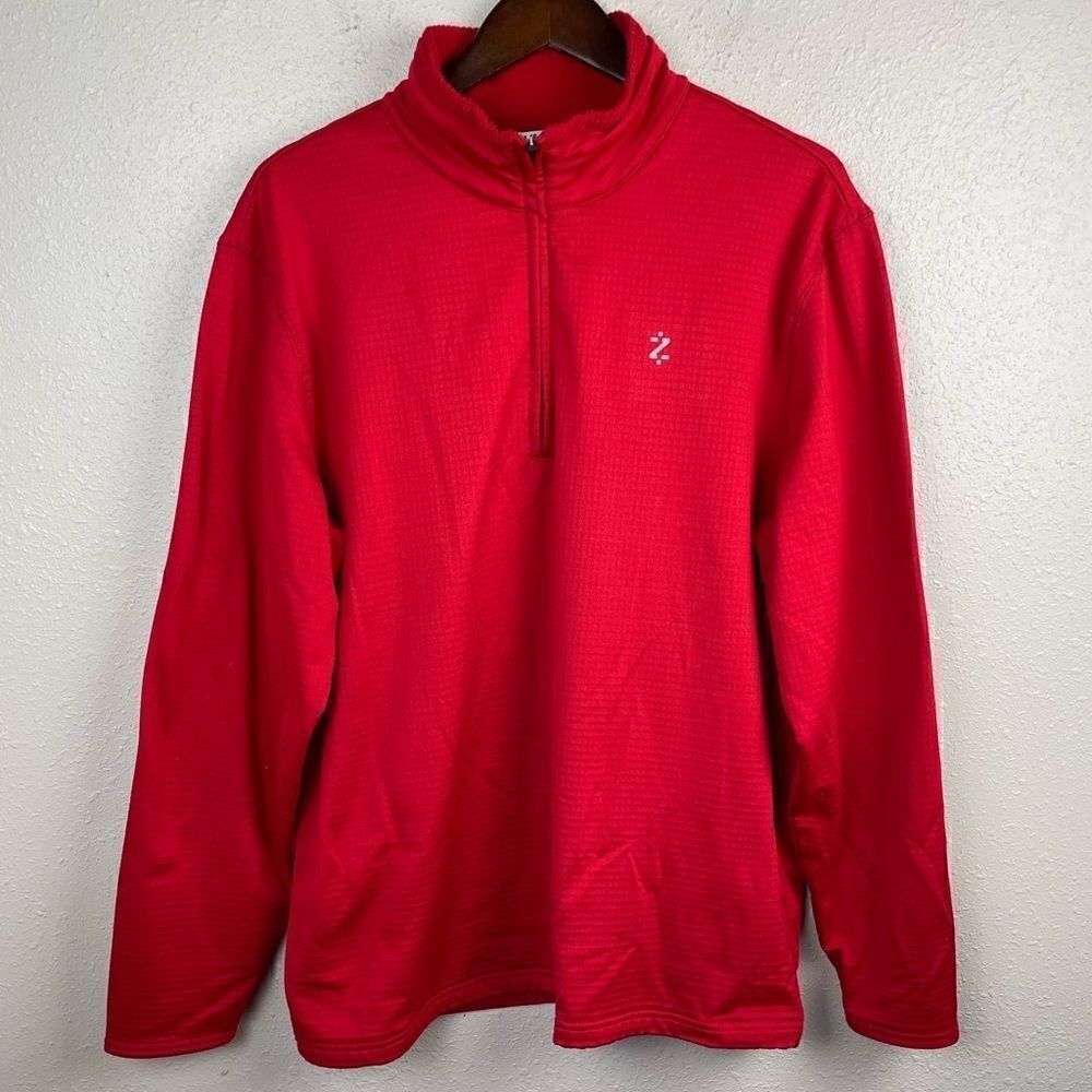 IZOD PerformX Quarter Zip Pullover Size L EUC